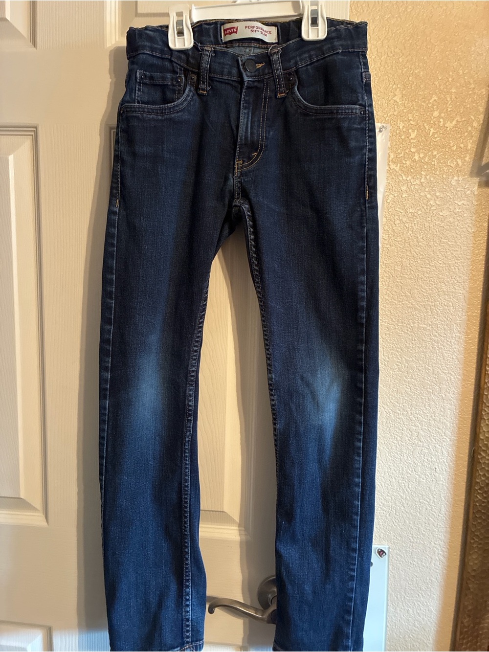 Kids 511 Levi's Blue Slim Straight Jeans